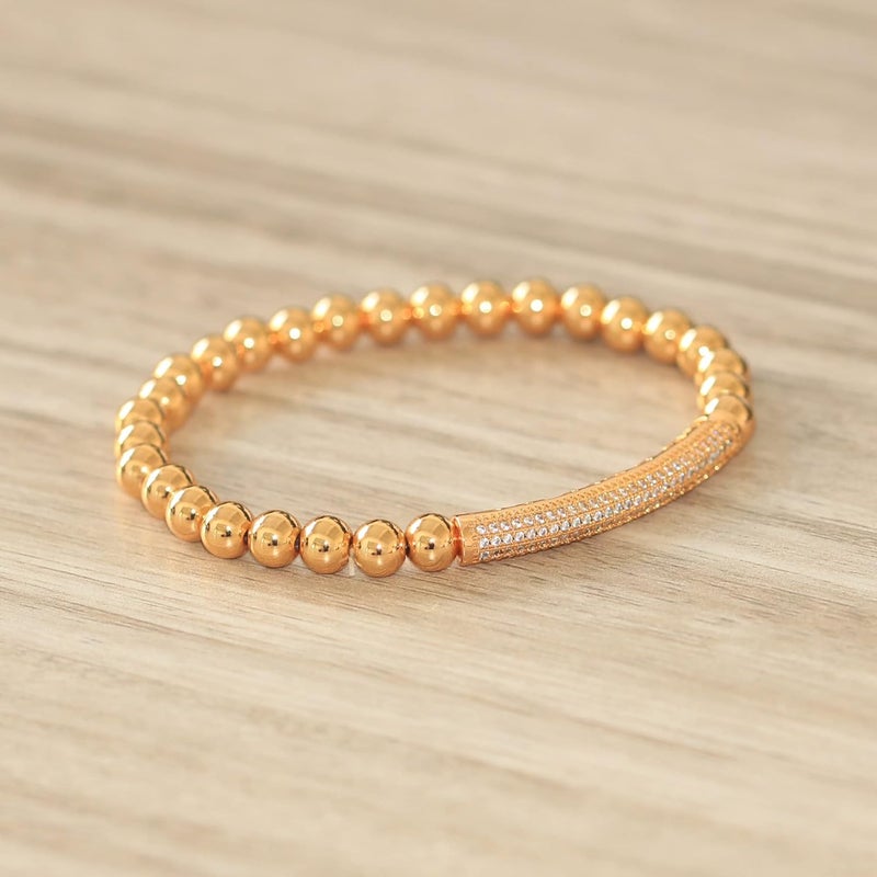 GOOJIDS Surfer Heishi Clay Bead Bracelets for Women Bohemian Stackable Gold Plated Beaded Stretch Bracelets Elastic Layering Friendship Bracelets Set Boho Jewelry - Image 5